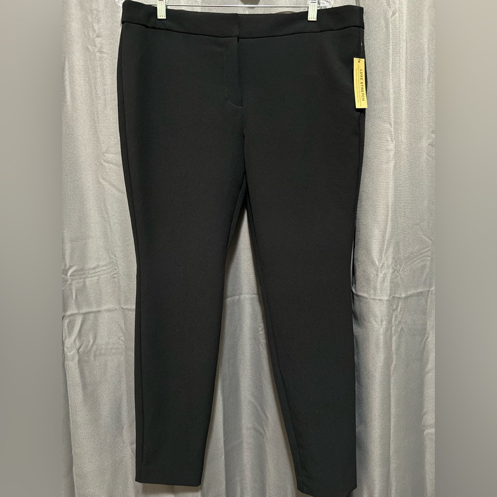 Black Slim Leg Luxe Stretch Pants